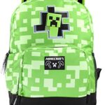 Zaino Per Ragazzi Green School Creeper Minecraft Inside Kids Zaino 18 0