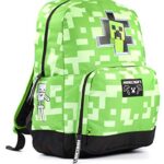 Zaino Per Ragazzi Green School Creeper Minecraft Inside Kids Zaino 18 0 2