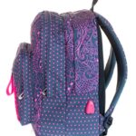Zaino Scuola Outsize Seven Mandala Viola 33 Lt Supporto Usb 0 0