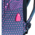 Zaino Scuola Outsize Seven Mandala Viola 33 Lt Supporto Usb 0 4