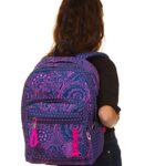 Zaino Scuola Outsize Seven Mandala Viola 33 Lt Supporto Usb 0 5