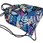 Isuperb Sacca Coulisse In Tela Sacche Sportive Sacca Da Ginnastica Sacche Scarpe Da Viaggio Drawstring Bag Per Donna E Ragazza 34 X 41 Cm 0 0