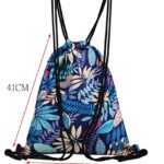 Isuperb Sacca Coulisse In Tela Sacche Sportive Sacca Da Ginnastica Sacche Scarpe Da Viaggio Drawstring Bag Per Donna E Ragazza 34 X 41 Cm 0 1