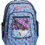 Seven Zaino Scuola Advanced Starry Rainbow Celeste Con Usb Plug 43x31x24 Cm 0