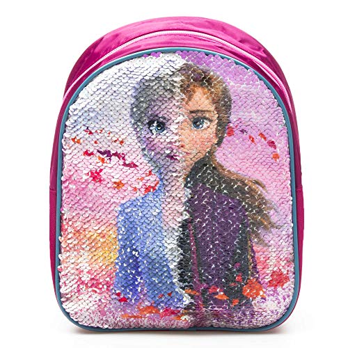 Disney Frozen 2 Zaino Con On Paillettes 24 Cm Reversibile Anna 0