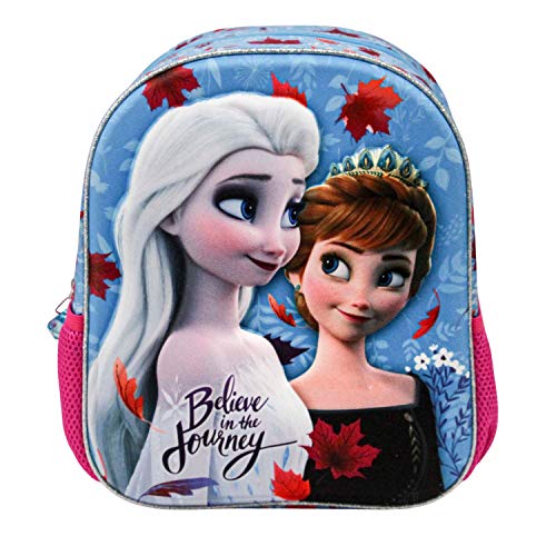Karactermania Frozen 2 Look Mochila 3d Pequena Borsa Unisex Bambini Blue One Size 0