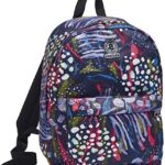Zaino Benin S Invicta Abstract Jungle Blu Scuola Tempo Libero 0