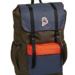 Invicta Zaino Chat Colorblock Vede Militare Blu Arancione Per Laptop 156 Studio Lavoro E Tempo Lavoro 0 0