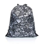 Sacca Zaino The Double Drawing Love Sport Tempo Liberobianco 0 0