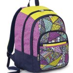 Zaino Fit Seven Festival Doppio Scomparto Viola Giallo 28lt 0