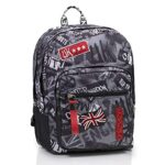 Zaino Extra Fit Seven Keep Flag Nero Scuola E Tempo Libero 0 1