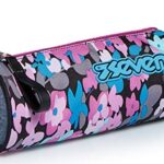 Portapenne Per La Scuola Seven Fluffy Roses Grigio 0