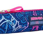 Seven Portapenne Graceful Girl Blu Bustina Scuola Elementare Medie E Superiori 0