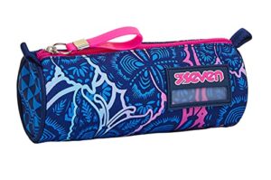 Seven Portapenne Graceful Girl Blu Bustina Scuola Elementare Medie E Superiori 0