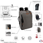 Zaino Business Ecologico Grigio