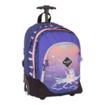 Trolley Scuola Elementari Ecologico Lilla