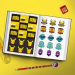 Pokemon Diario Scuola Imbottito Datato Settembre 2022 Giugno 2023 Agenda Scolastica Pikachu Con Sticker Adesivi Dimensioni 142x193 Cm 320 Pagine Copertina Gialla Team 0 2