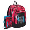 Schoolpack Zaino Scuola Seven New Advanced Sprinkle Rosso Astuccio 3 Zip 0