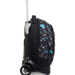 Seven Trolley Jack Scuola 2 Ruote Personal Art Zaino Sganciabile Doppio Uso Elementari E Med Bambine Ragazze Nero Taglia Unica 0 0