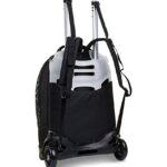 Seven Trolley Jack Scuola 2 Ruote Personal Art Zaino Sganciabile Doppio Uso Elementari E Med Bambine Ragazze Nero Taglia Unica 0 3