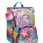 Seven Zaino Scuola Estensibile Big Sj Gang Multicolor Girl Elementare Con Flip System Paill Bambine E Ragazze Viola Purple Taglia Unica 0 1