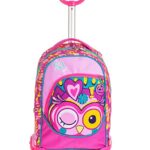 Trolley Jack Junior Animali Da Sj Rosa 28 Lt Sganciabile E Lavabile Scuola E Viaggio 0 0