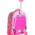 Trolley Jack Junior Animali Da Sj Rosa 28 Lt Sganciabile E Lavabile Scuola E Viaggio 0 1