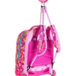 Trolley Jack Junior Animali Da Sj Rosa 28 Lt Sganciabile E Lavabile Scuola E Viaggio 0 2