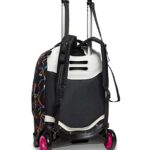 Trolley 2 Ruote Seven Yourself Girl Nero Cross Over System Scuola Tempo Libero 0 2