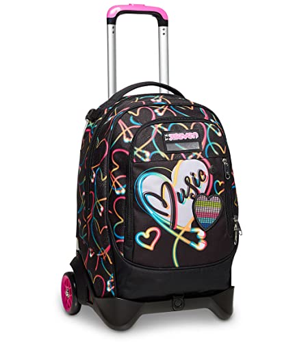 Trolley 2 Ruote Seven Yourself Girl Nero Cross Over System Scuola Tempo Libero 0 Trolley 2 Ruote Seven Yourself Girl Nero Cross Over System Scuola Tempo Libero 0