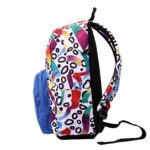 Zaino Invicta Ollie Pack Roots Bianco Blue Tasca Porta Pc Padded Scuola E Tempo Libero Americano 25 Lt 0 1