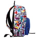 Zaino Invicta Ollie Pack Roots Bianco Blue Tasca Porta Pc Padded Scuola E Tempo Libero Americano 25 Lt 0 3