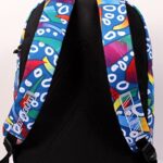 Zaino Invicta Ollie Pack Roots Blue Rosso Tasca Porta Pc Padded Scuola E Tempo Libero Americano 25 Lt 0 1