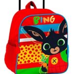 Zaino Bing Trolley Asilo Bimbo Bambino Zainetto Scuola Materna Infanzia 2 Ruote Coniglietto Bambini Bambina 0