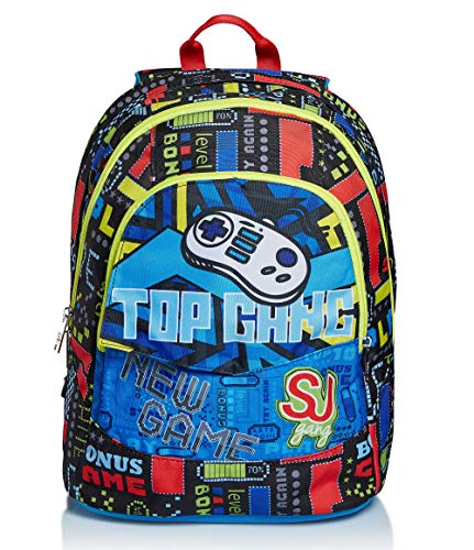 Zaino Maxi Sj Gang Play Again Blu 0 Zaino Maxi Sj Gang Play Again Blu 0