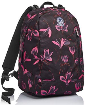 Zaino Reversibile Invicta Twist Eco Material Rosa 2 In 1 In Fantasia E Tinta Unita Scuola Tempo Libero 0