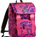 Zaino Scuola Invicta Square Street Jungle Estensibile Ragazza Bambina Rosa Taglia Unica 0