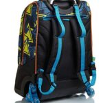 Zaino Trolley 3 Wheels Sj Gang Face Boy Fondo Rinforzato Sistema Antiurto Crossover System 0 2