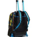 Zaino Trolley 3 Wheels Sj Gang Face Boy Fondo Rinforzato Sistema Antiurto Crossover System 0 3